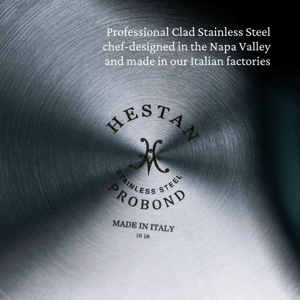 Hestan ProBond® Forged 5-Quart Professional Clad Stainless Steel Sauté Pan with Lid (31570) - iFoodservice Online