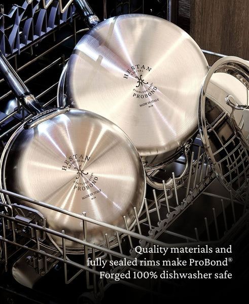 Hestan ProBond® Forged 6-Piece Professional Clad Stainless Steel Cookware Set (V09672) - iFoodservice Online