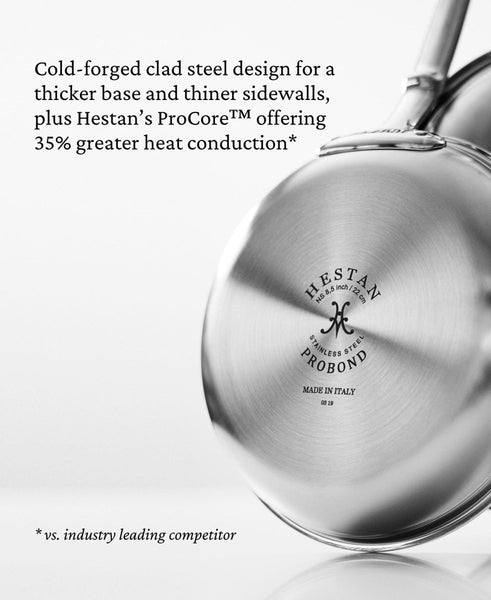 Hestan ProBond® Forged 6-Piece Professional Clad Stainless Steel Cookware Set (V09672) - iFoodservice Online