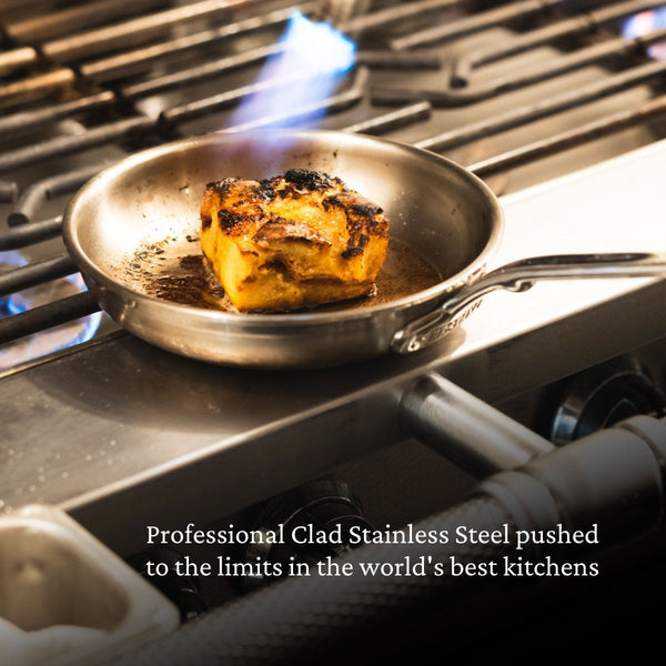 Hestan ProBond® Forged 8.5" Professional Clad Stainless Steel Skillet (31572) - iFoodservice Online