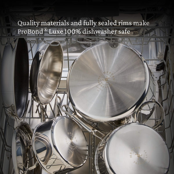 Hestan ProBond® Luxe 10-Piece Professional Clad Stainless Steel Cookware Set (31768) - iFoodservice Online