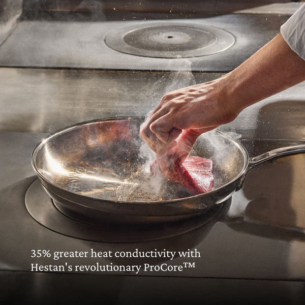 Hestan ProBond® Luxe 12.5" Professional Clad Stainless Steel Skillet (31781) - iFoodservice Online