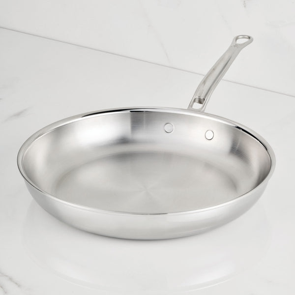 Hestan ProBond® Luxe 12.5" Professional Clad Stainless Steel Skillet (31781) - iFoodservice Online