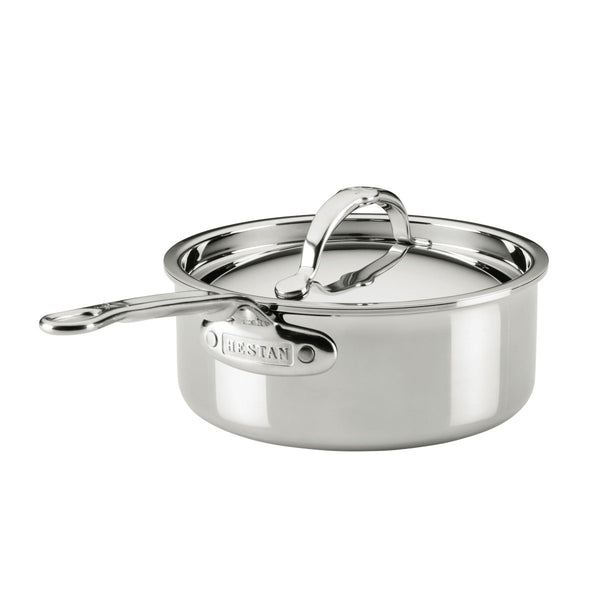 Hestan ProBond® Luxe 2-Quart Professional Clad Stainless Steel Saucepan with Lid (31770) - iFoodservice Online