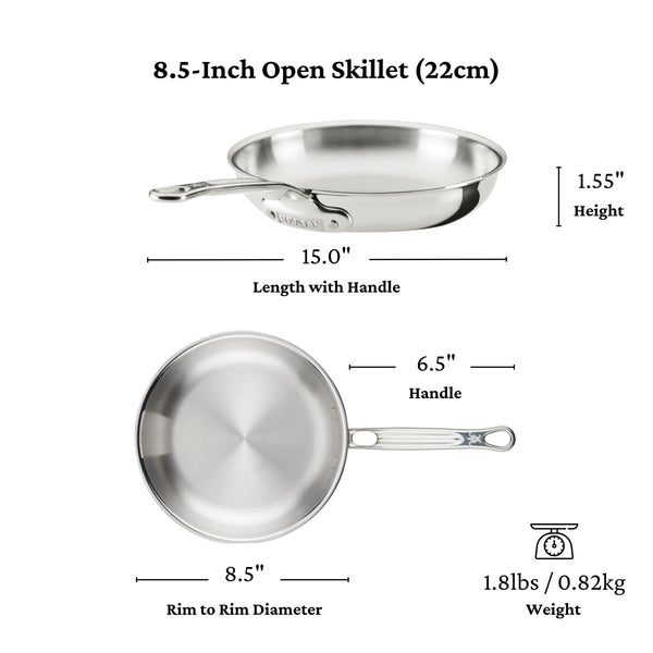 Hestan ProBond® Luxe 3-Piece Skillet Set: (8.5”, 11", and 12.5" skillets) (31766) - iFoodservice Online
