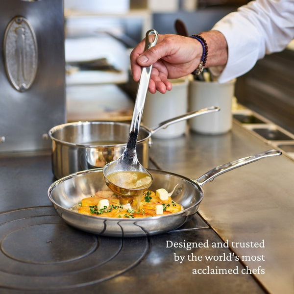 Hestan ProBond® Luxe 3-Quart Polished Professional Clad Stainless Steel Soup Pot and Steamer Insert Set (31765) - iFoodservice Online