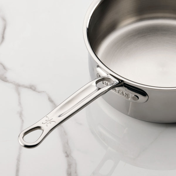 Hestan ProBond® Luxe 4-Piece Polished Clad Stainless Steel Saucepan Set, 1.5qt. & 3qt. (1370494) - iFoodservice Online