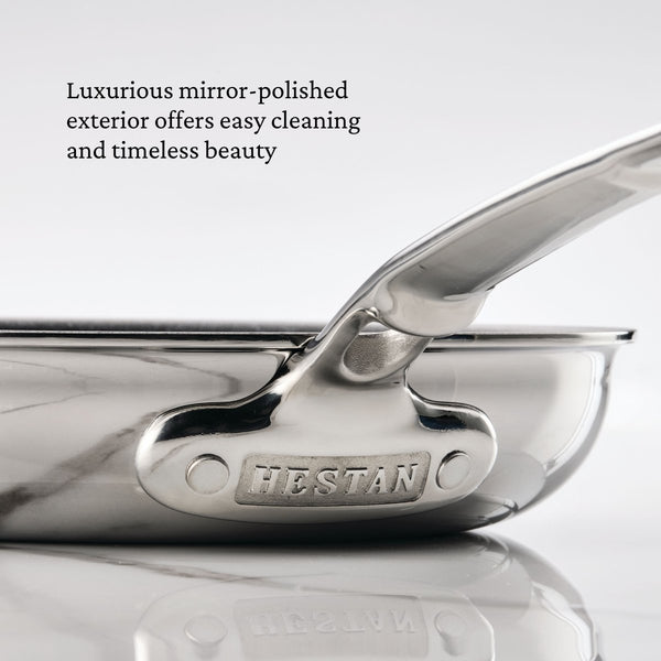 Hestan ProBond® Luxe 8.5" Professional Clad Stainless Steel Skillet (31779) - iFoodservice Online