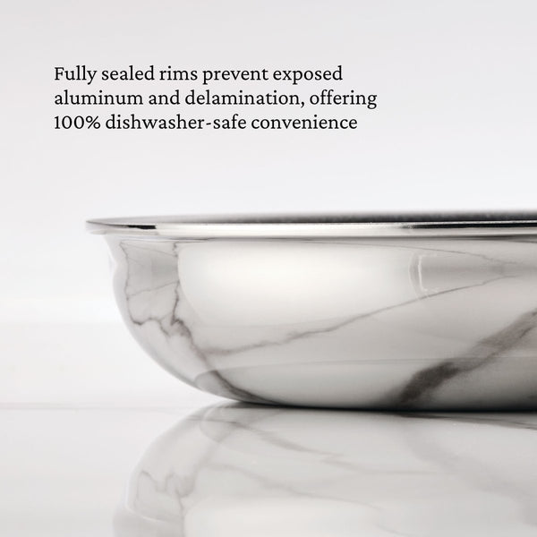 Hestan ProBond® Luxe 8.5" Professional Clad Stainless Steel Skillet (31779) - iFoodservice Online