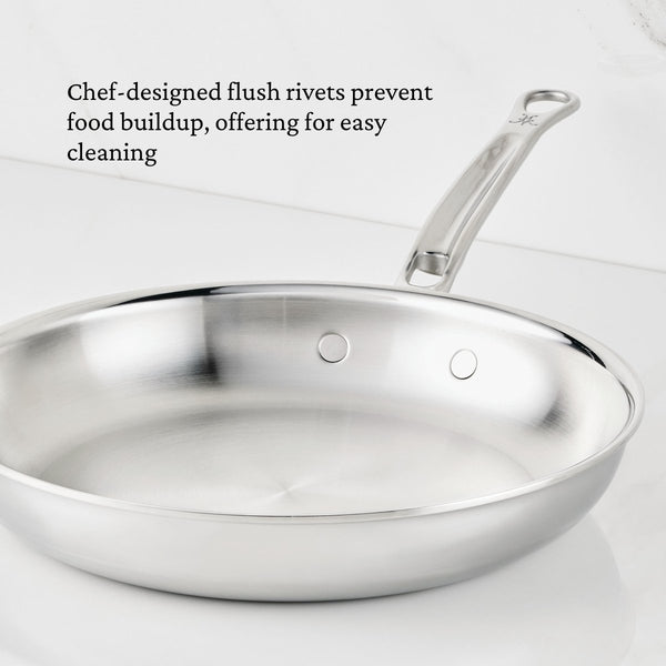 Hestan ProBond® Luxe 8.5" Professional Clad Stainless Steel Skillet (31779) - iFoodservice Online