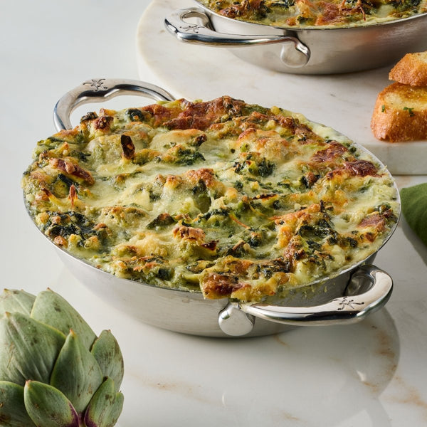 Hestan Provisions Oval Au Gratin New, 8" x 6" (31827) - iFoodservice Online