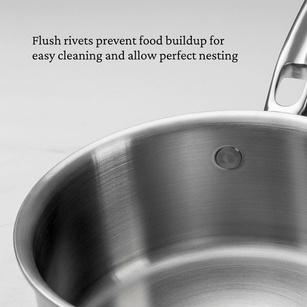 Hestan Thomas Keller Insignia™ 0.75-Quart Stainless Steel Butter Warmer (31016) - iFoodservice Online