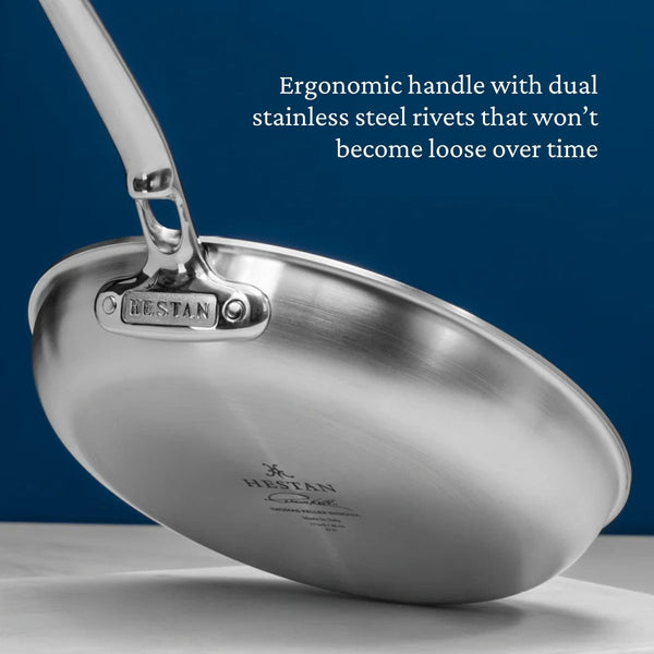 Hestan Thomas Keller Insignia™ 2-Piece Stainless Steel Skillet Set (11" & 12.5") (31013) - iFoodservice Online