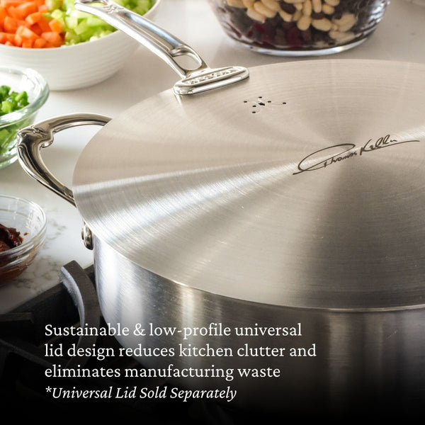Hestan Thomas Keller Insignia™ 9-Quart Stainless Steel Rondeau (31023) - iFoodservice Online