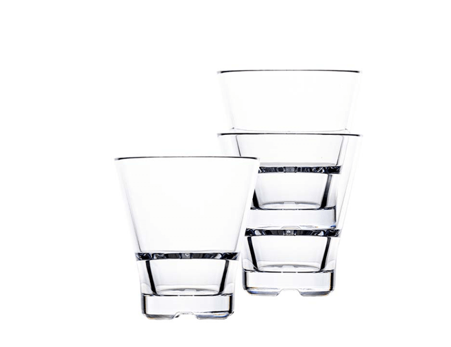 Hospitality Brands Bold Drink ware Club Stack Rocks 1dz/cs (HUF079 - 012) - iFoodservice Online