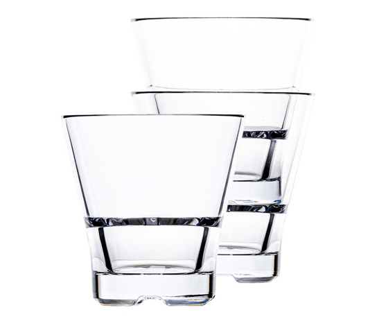 Hospitality Brands Bold Drink ware Club Stack Rocks 1dz/cs (HUF080 - 012) - iFoodservice Online