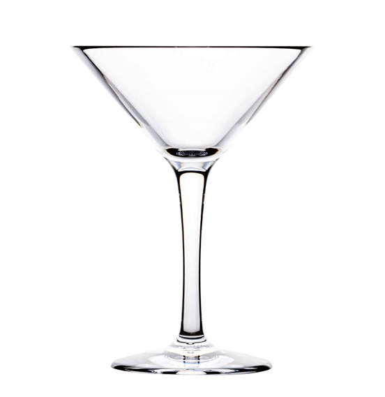 Hospitality Brands Bold Drinkware Revel 8oz Martini 1dz/cs (HUF085 - 012) - iFoodservice Online