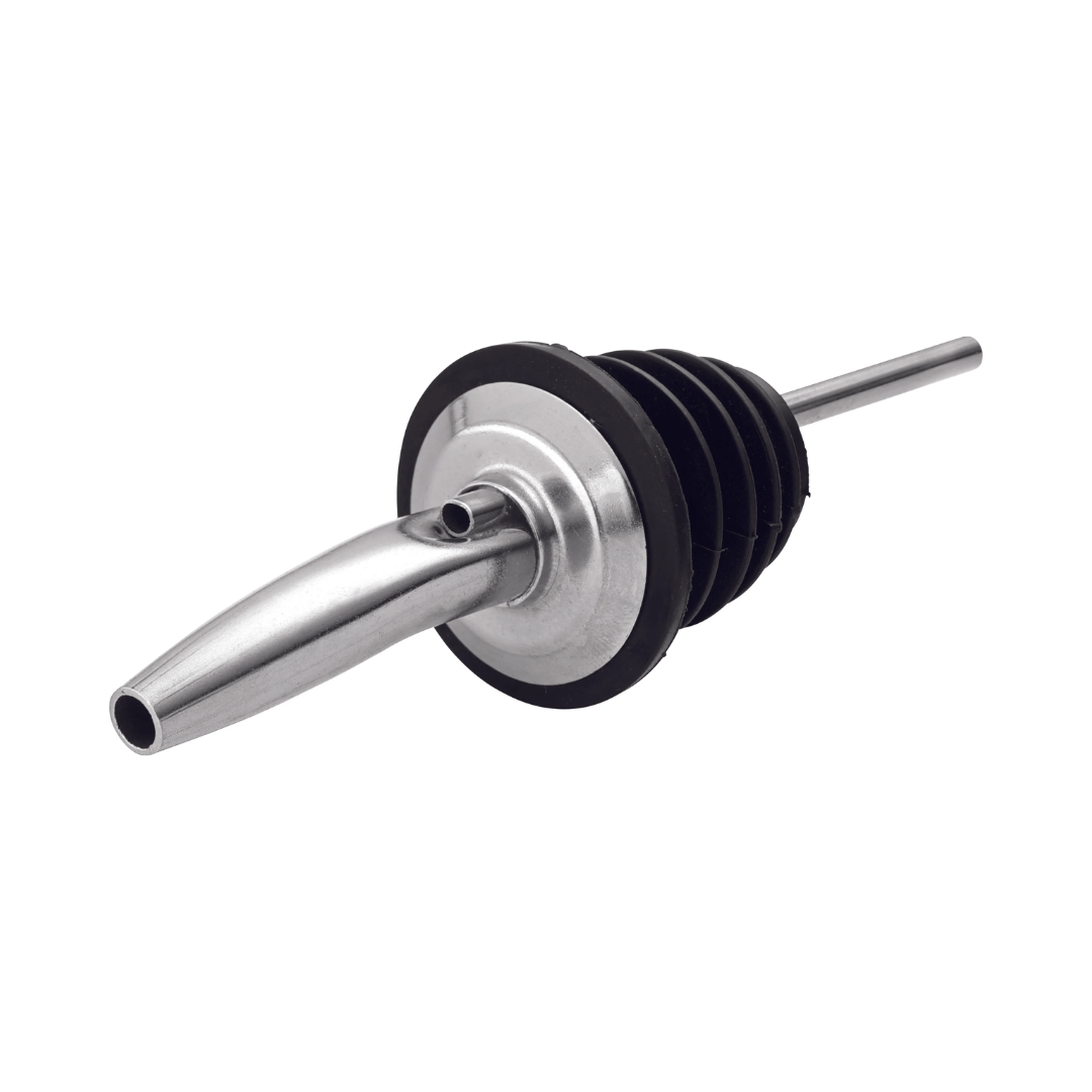 Hospitality Brands Chrome Tapered Free Flow Pourer (Pack of 6) HB91089 - 006 - iFoodservice Online