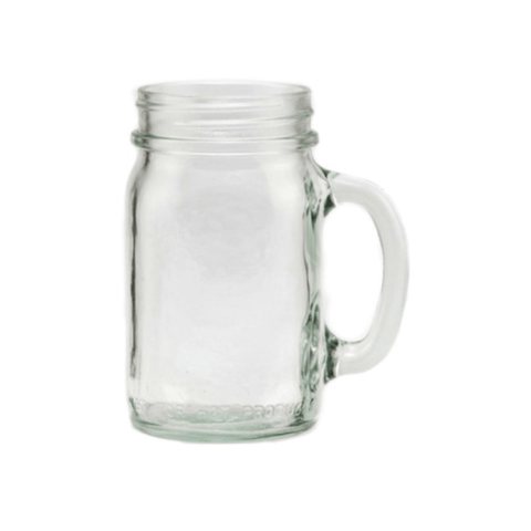 Hospitality Brands Handled Mason Jar (Pack of 12) HGMJH016 - 012 - iFoodservice Online