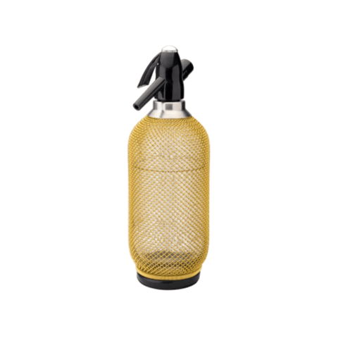 Hospitality Brands Harlequin 1 L Gold Syphon HB90210 - 001 - iFoodservice Online