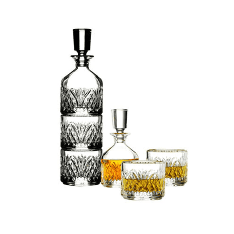 Hospitality Brands Majesty 3pc Stacking Decanter set Rocks (Pack of 4) HGS25560 - 004 - iFoodservice Online