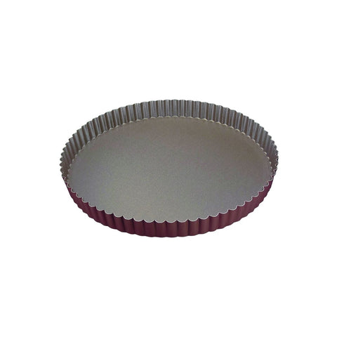 Louis Tellier Gobel Non - Stick Perforated Fluted Tart Mold Diam 8 5/8'' X 1'' H (226325) - iFoodservice Online