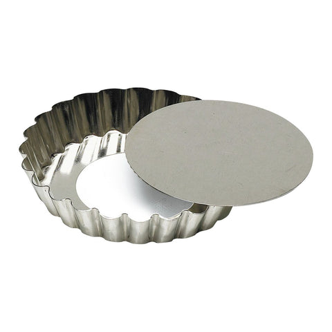 Louis Tellier Round Fluted Tartlet Pan Diam 2'' (193520) - iFoodservice Online