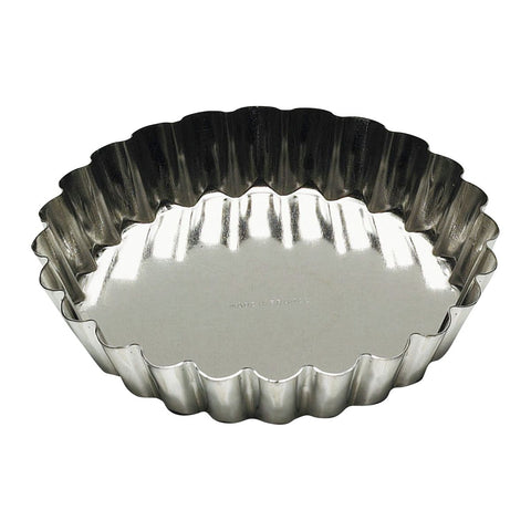 Louis Tellier Round Fluted Tartlet Pan Diam 2.35 (193530) - iFoodservice Online