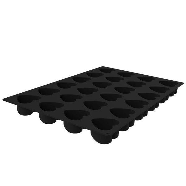 Louis Tellier Silikomart 60x40 - Hearts 24 X 5.24 Oz (SQ086) - iFoodservice Online
