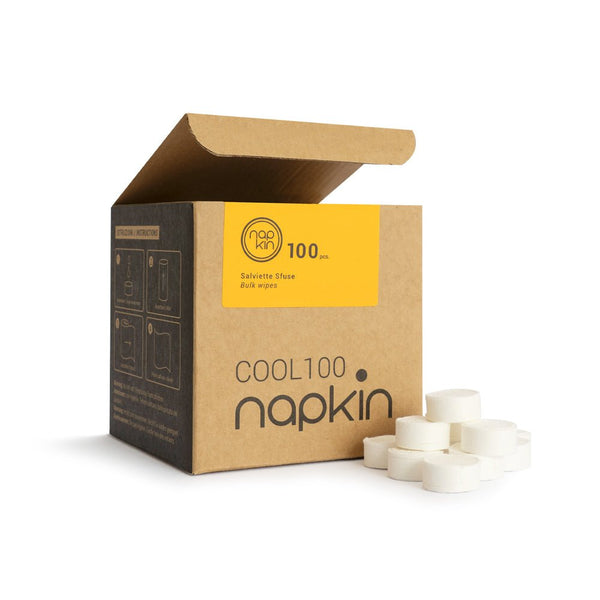 Napkin COOL 100 Viscose Disposable Tablet Wipes for Humidification - iFoodservice Online