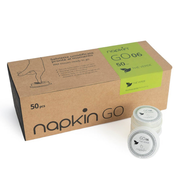 Napkin Go Green Tea Disposable Wet Wipes - iFoodservice Online