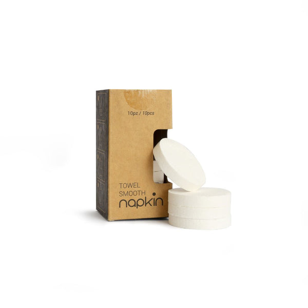 Napkin SMOOTH Natural Cotton Multipurpose Towels - Pack of 10pcs - iFoodservice Online