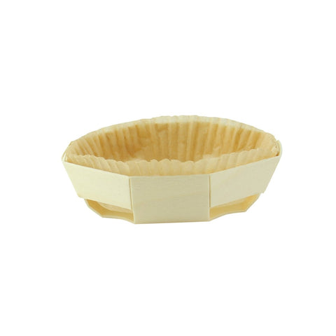 Packnwood Round baking mold with liner 6oz D:4.7in H:1.6in - iFoodservice Online