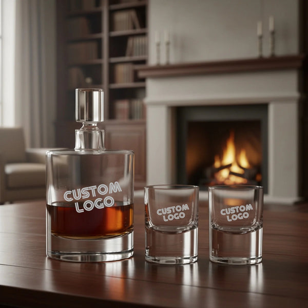 Personalized Boris Whisky Gift Set Engraved | Custom Laser Etched Favor - iFoodservice Online