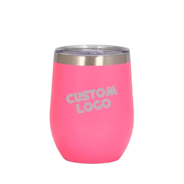 Personalized Engraved 12 oz Insulated Metal Tumbler - 12pcs - iFoodservice Online