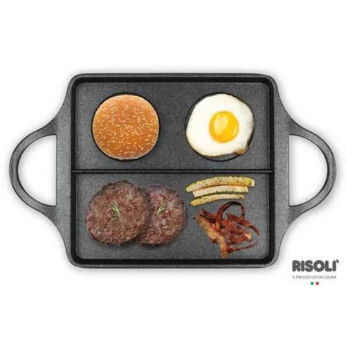 Risoli BB Burger Griddle - 40x24cm(00100B/40TP0) - iFoodservice Online
