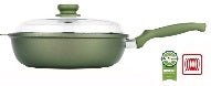 Risoli Dr. Green® Stone Nonstick induction Frypan with lid with bakelite handle (00105DRIN/28) - iFoodservice Online