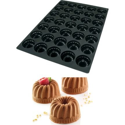 Silikomart - 60x40 - Gugelhopf 35 X 90ml(SQ011) - iFoodservice Online