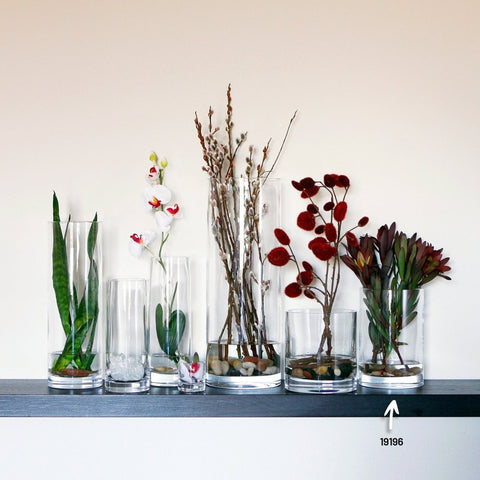 Turgla Decorative Senses dia.6" h:9" Round Clear Glass Bowl (Set of 2) (19196) - iFoodservice Online