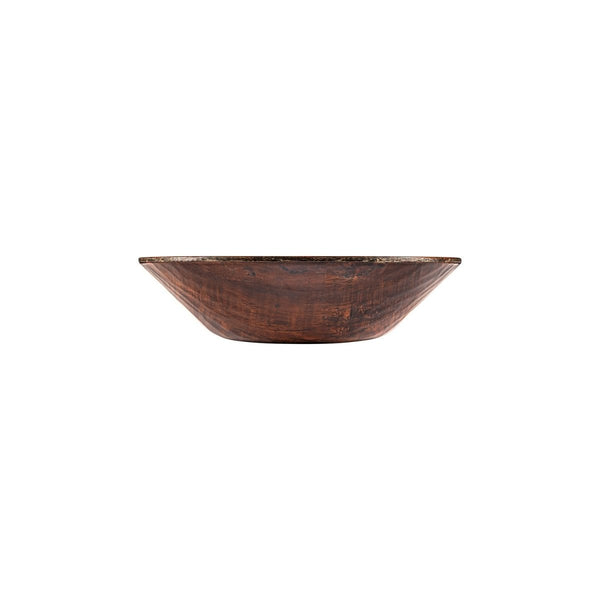 Turgla EcoGrain dia.13.5" h:3.25" 4.46 qt. Round Brown Composite Bowl (Set of 12) (TRI789) - iFoodservice Online