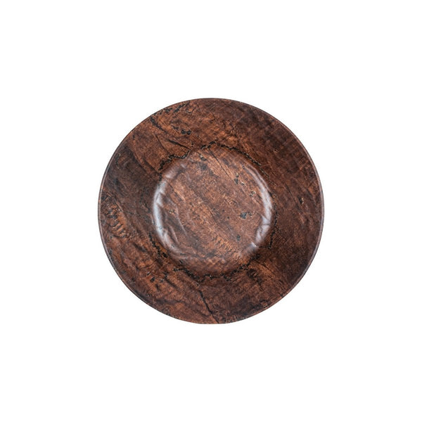 Turgla EcoGrain dia.13.5" h:3.25" 4.46 qt. Round Brown Composite Bowl (Set of 12) (TRI789) - iFoodservice Online