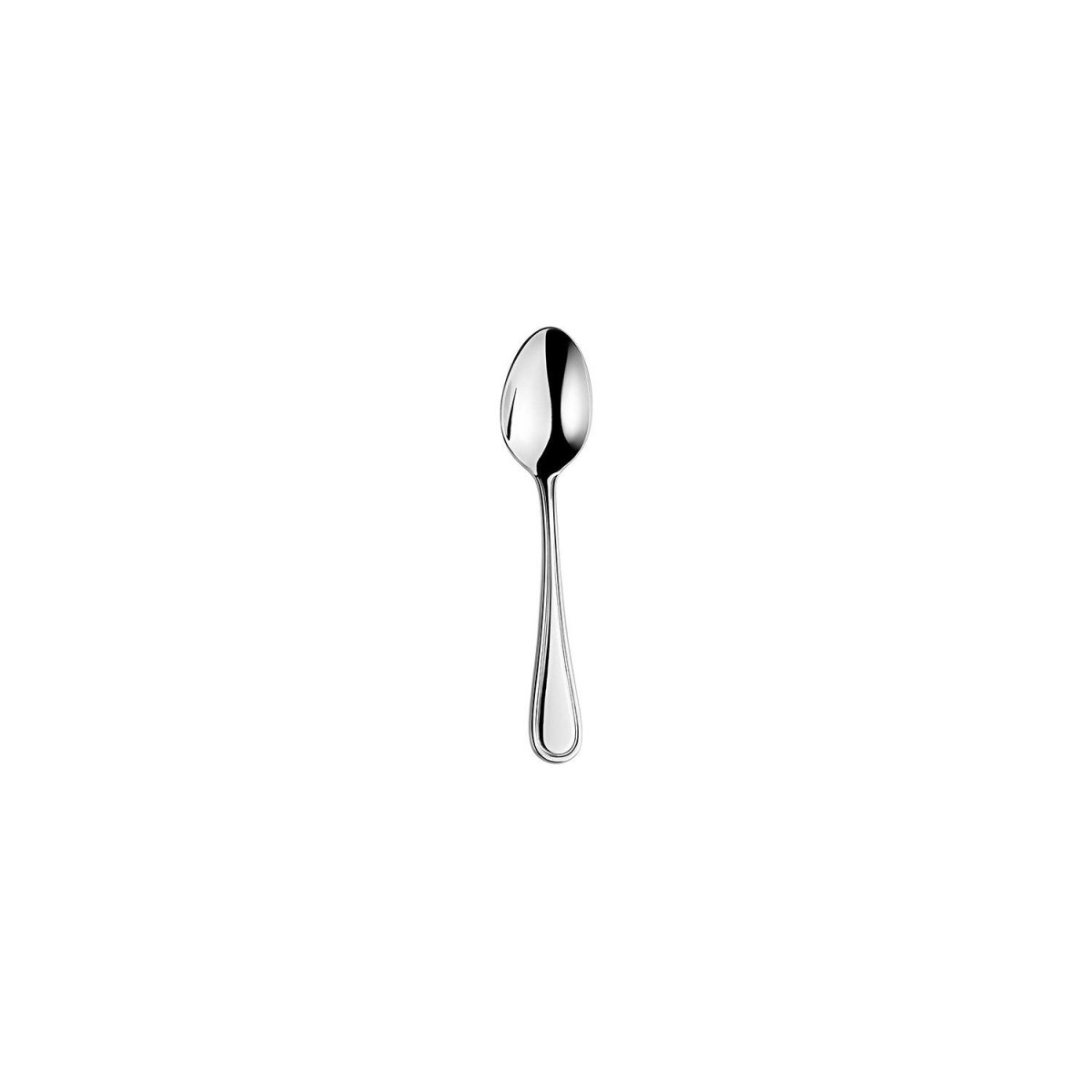 Turgla Flatware Anser 4.75" Silver Stainless Steel A.D. Coffee Spoon 18/10, Set of 12 (ETE1670 - 26) - iFoodservice Online
