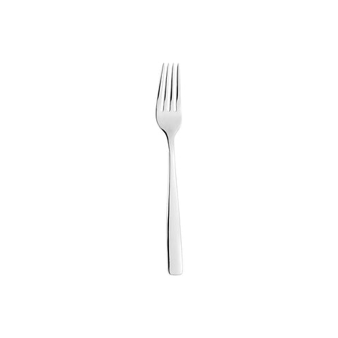 Turgla Flatware Atlantis 7.25" Silver Stainless Steel Dessert Fork 18/10, Set of 12 (ETE3010 - 14) - iFoodservice Online