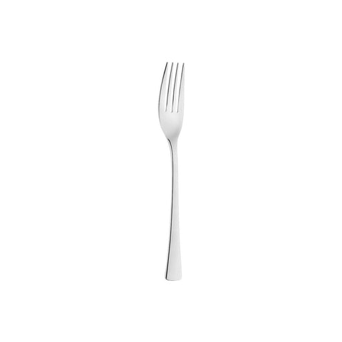 Turgla Flatware Curve 7.5" Silver Stainless Steel Dessert Fork 18/10, Set of 12 (ETE964 - 14) - iFoodservice Online