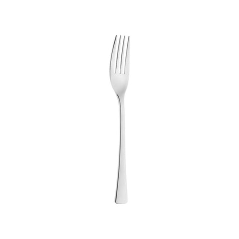 Turgla Flatware Curve 8.25" Silver Stainless Steel Dinner Fork 18/10, Set of 12 (ETE964 - 1) - iFoodservice Online