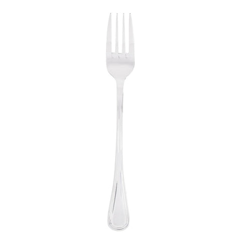 Turgla Flatware Elegance 7" Silver Stainless Steel Dessert Fork 18/10, Set of 12 (ETE966 - 14) - iFoodservice Online