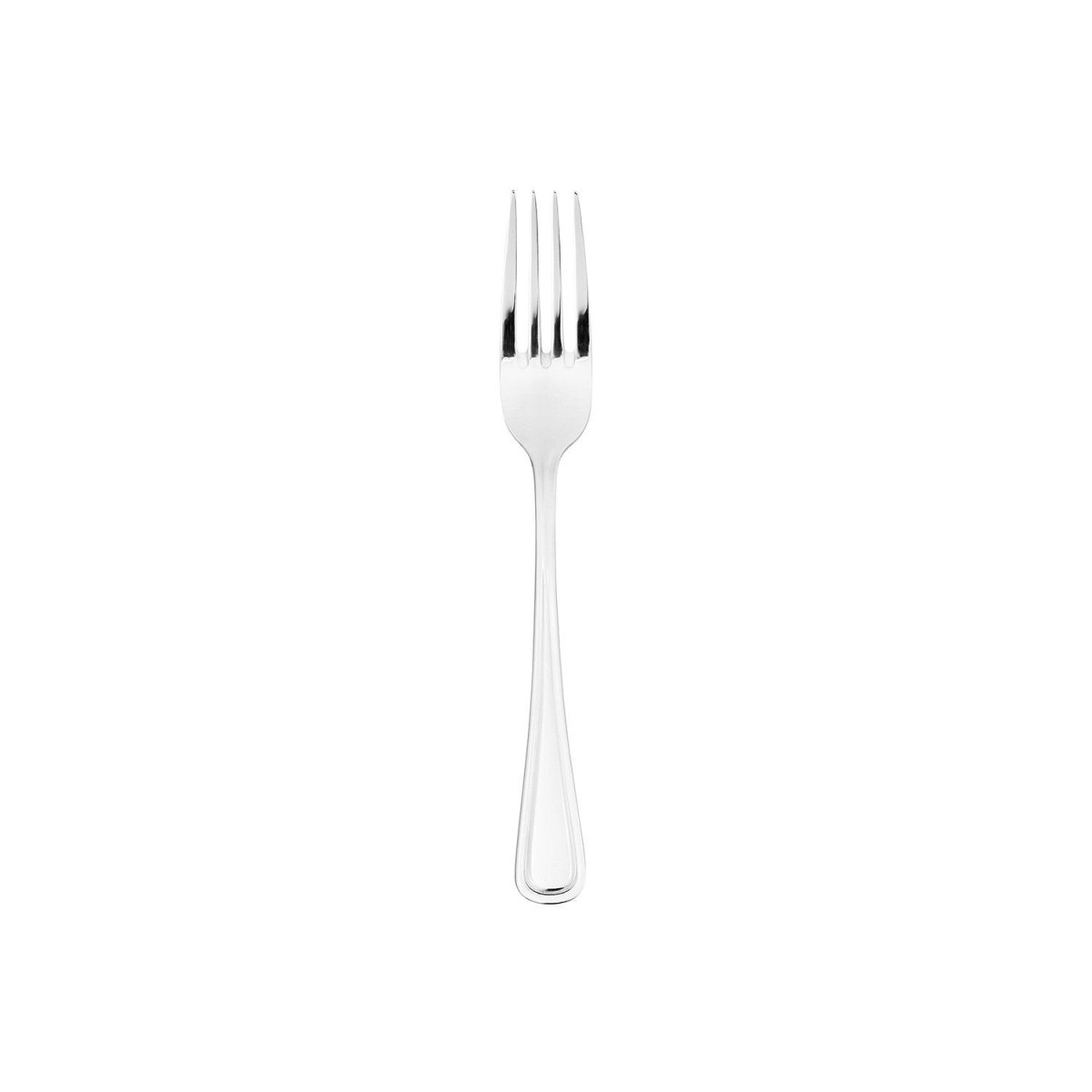 Turgla Flatware Elegance 7.75" Silver Stainless Steel Dinner Fork 18/10 (Set of 12) (ETE966 - 1) - iFoodservice Online