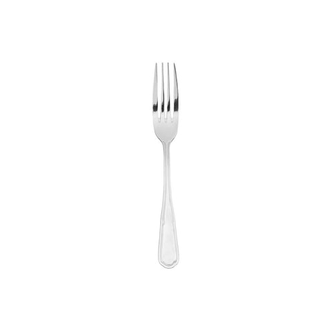 Turgla Flatware Ingres 7.25" Silver Stainless Steel Dessert Fork 18/0 (Set of 12) (ETE1700 - 14) - iFoodservice Online