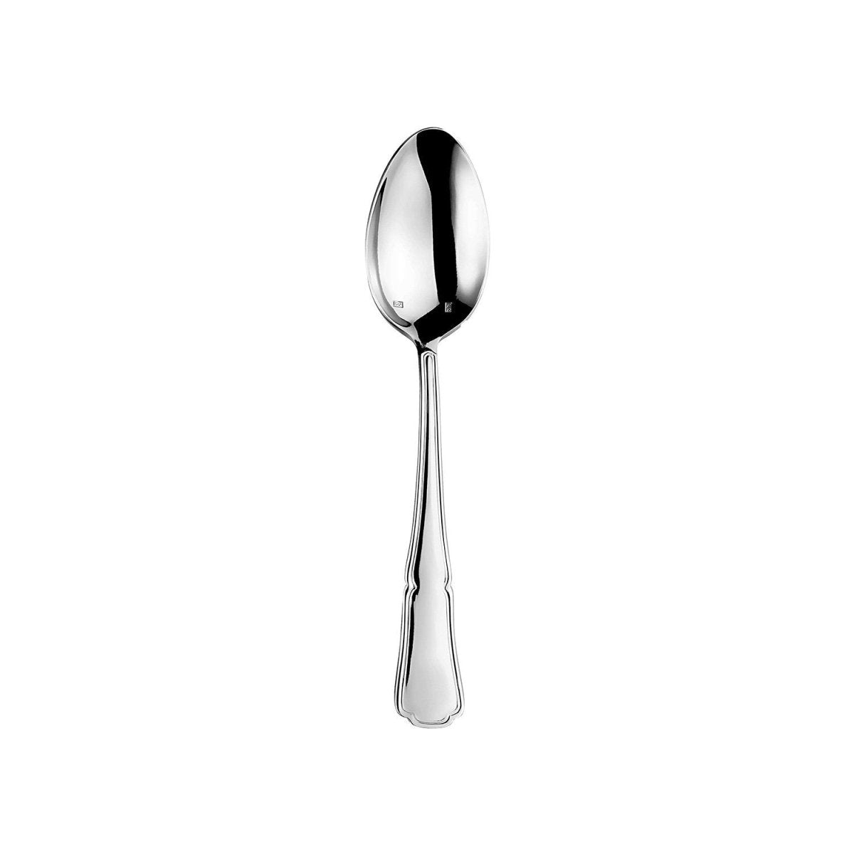 Turgla Flatware X - Lo 8.75" Silver Stainless Steel Serving Spoon 18/10 (Set of 12) (ETE3090 - 2) - iFoodservice Online