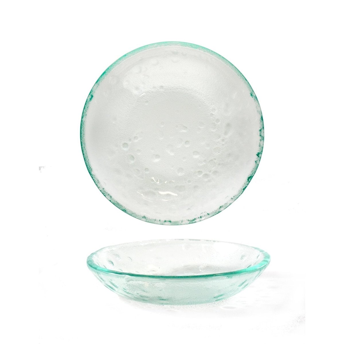 Turgla Fusion Glass Dinnerware dia.10.25" h:1.5" 40 oz. Round Clear Glass Bowl, Set of 6 (04 - 634 - 26CLR) - iFoodservice Online